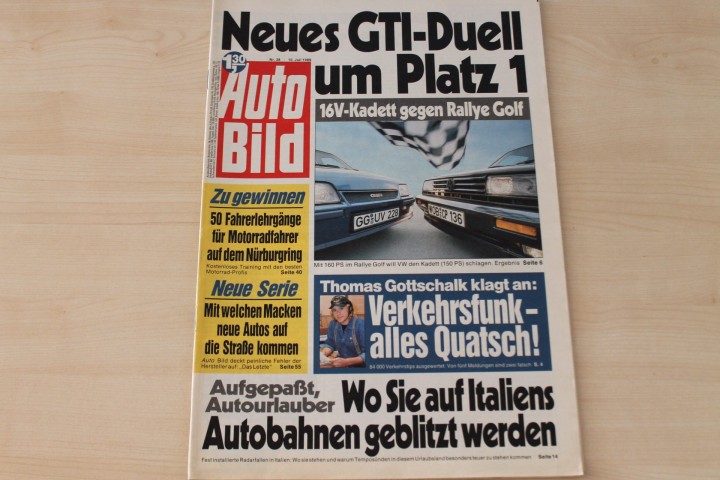 Deckblatt Auto Bild (28/1989)